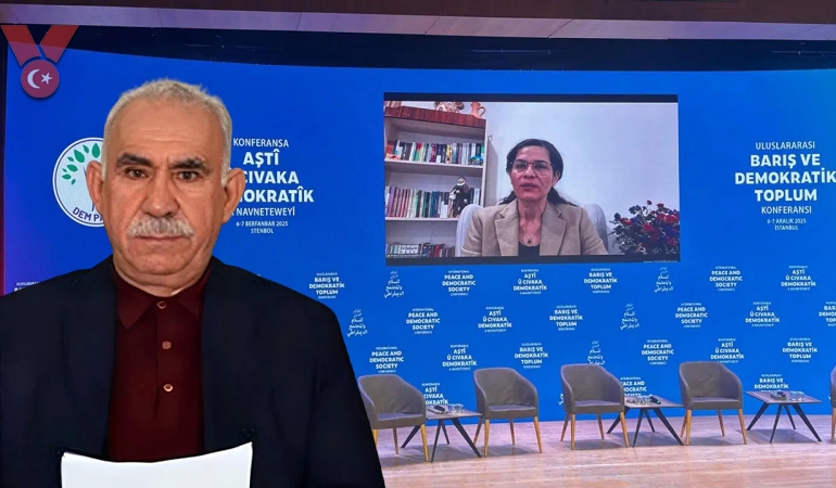 DEM Parti konferansında Öcalan’ın mesajı okundu: SDG yöneticisi çevrimiçi bağlandı