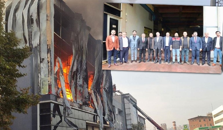 Dilovası’ndaki ölüm fabrikasına seçim öncesi ziyaret: AKP’li isimler kaçak binanın önünde poz vermiş!