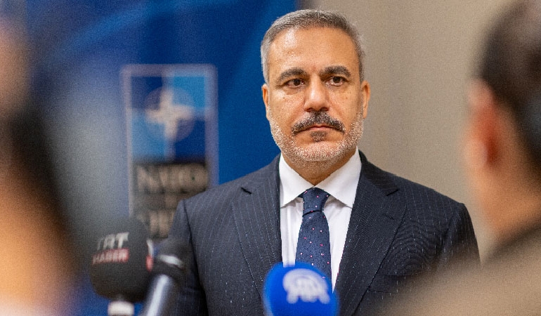 NATO zirvesine katılan Hakan Fidan’dan ‘GKRY’ mesajı: ‘Kiminle konuşursam şikayet ediyorlar’