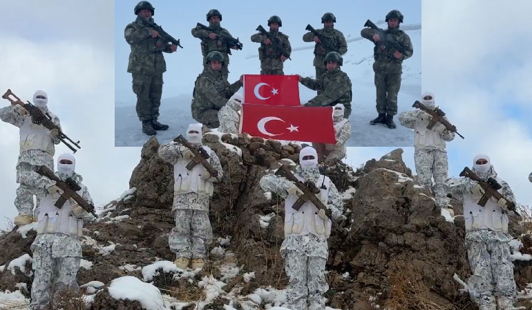 Kahraman Mehmetçikten Türk milletine yeni yıl mesajları