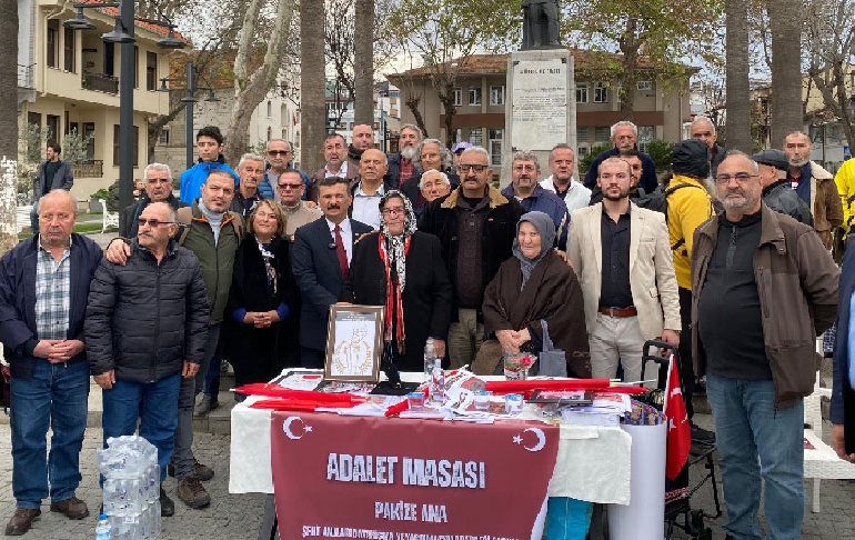 ‘Adalet Masası’ Mudanya’da: Pakize Akbaba’dan 27 Aralık’ta Anıtkabir’e çağrı