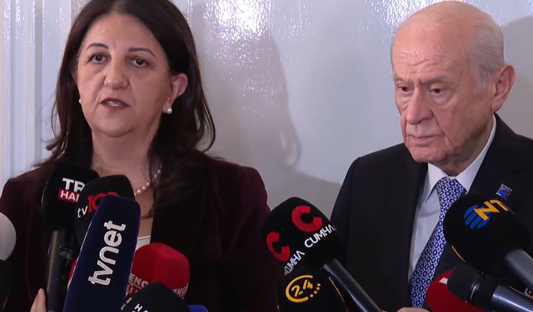 DEM Parti’den ‘barış yasası’ çıkışı… Bahçeli: Her cümlesine imzamı atıyorum
