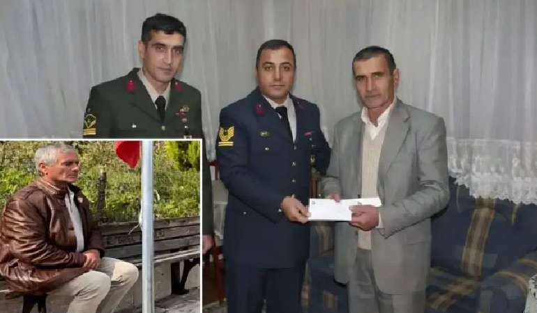 Trafik cezası kestiği sürücünün şehit babası olduğunu öğrenen jandarma parayı iade etti