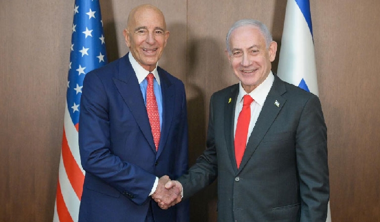 Tom Barrack, Netanyahu ile görüştü: Tek cümlelik açıklama