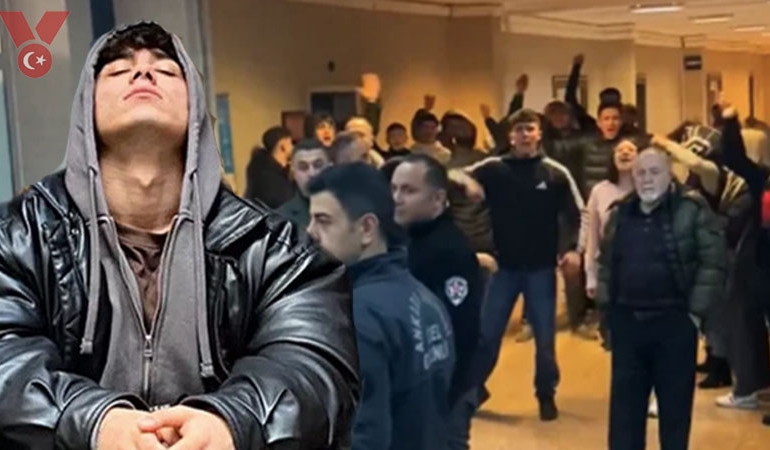 Hakan Çakır cinayeti davası: Adliye koridorları karıştı… Katiller lehine slogan attılar!