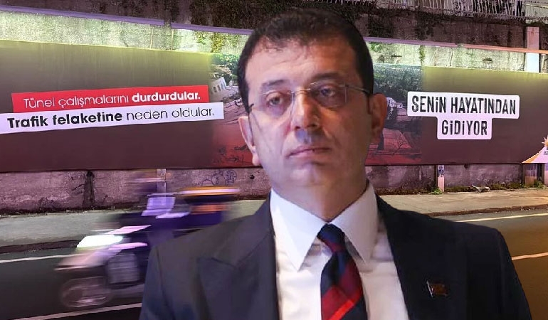 AKP’den ‘İBB’ afişleri: İmamoğlu’ndan yanıt geldi