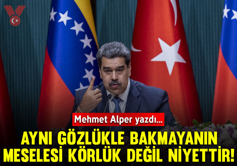 Aynı gözlükle bakmayanın meselesi körlük değil niyettir!