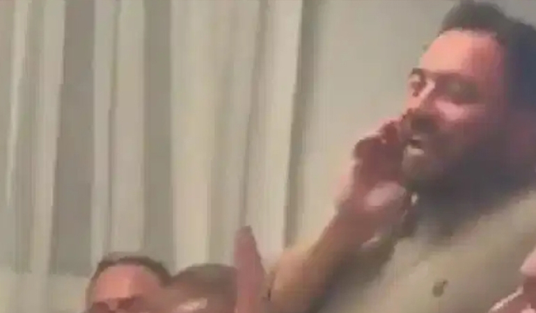 Rakı masasında ‘sela’ görüntüsü: MHP’den ilişiği kesildi