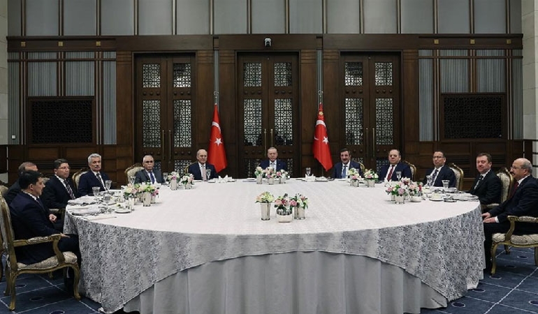 Erdoğan, yasama, yürütme ve yargı organlarının temsilcileriyle bir araya geldi