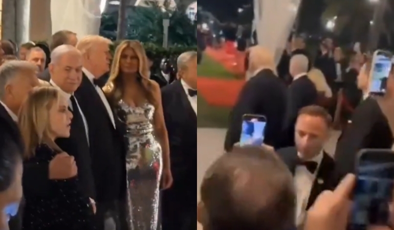 Trump, Netanyahu’yu yılbaşı partisinde ağırladı