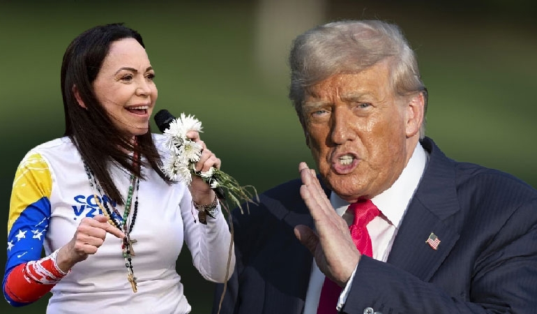 Trump, Machado ile görüşecek