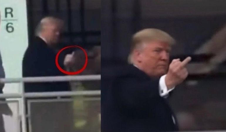 Trump’tan Epstein tepkisine orta parmaklı yanıt