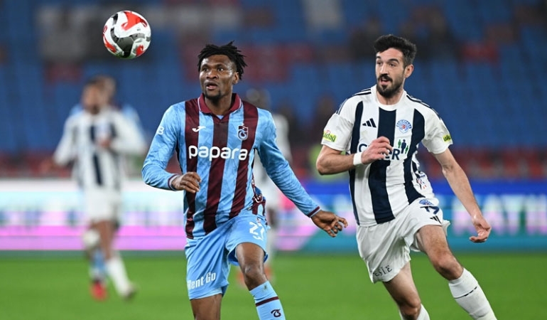 Trabzonspor Kasımpaşa’yı 2 golle geçti