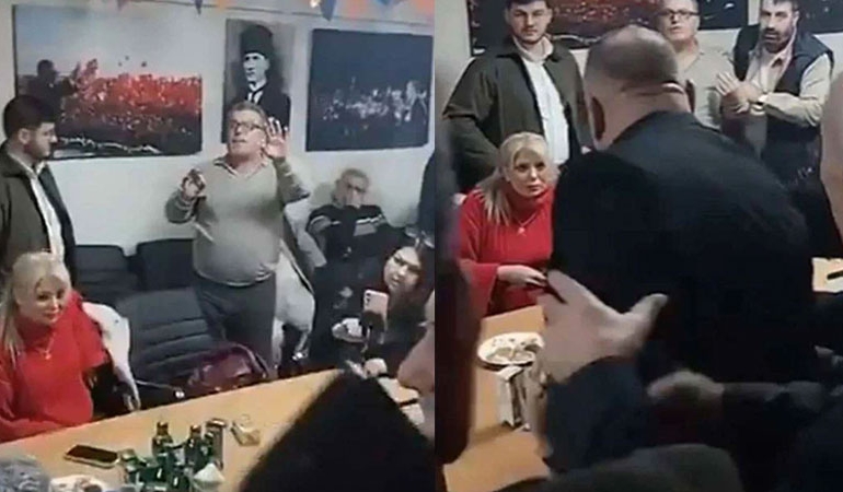 AKP toplantısında kavga çıktı… İlçe başkanı masayı yumrukladı, tehdit etti: ‘Basına yansırsa yakarım’