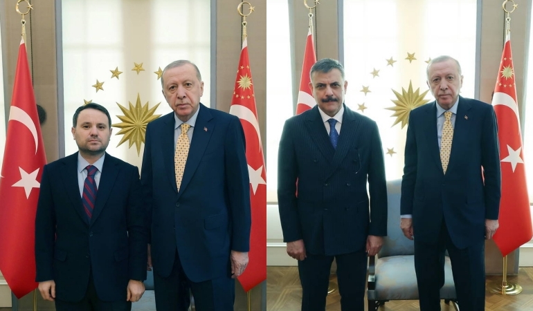 Erdoğan, Akın Gürlek ve Mustafa Çiftçi ile görüştü