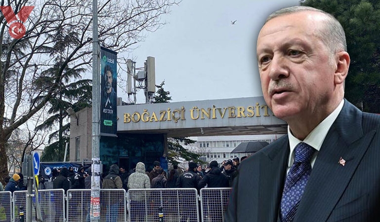 Boğaziçi Üniversitesi’nde ‘Erdoğan’ tedbirleri: Kampüste polis ablukası