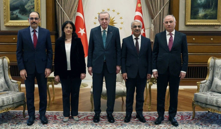 Saray’dan Erdoğan-DEM Parti görüşmesine ilişkin açıklama: Açılımda ‘ivmelenme’ mesajı