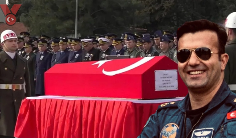 Şehit pilota acı veda… Balıkesir’de F-16 uçağının düşme anı ortaya çıktı