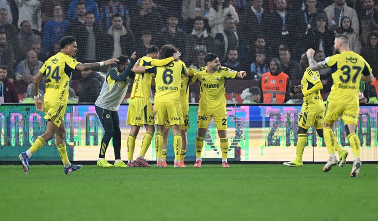 Trabzon’da kazanan Fenerbahçe!