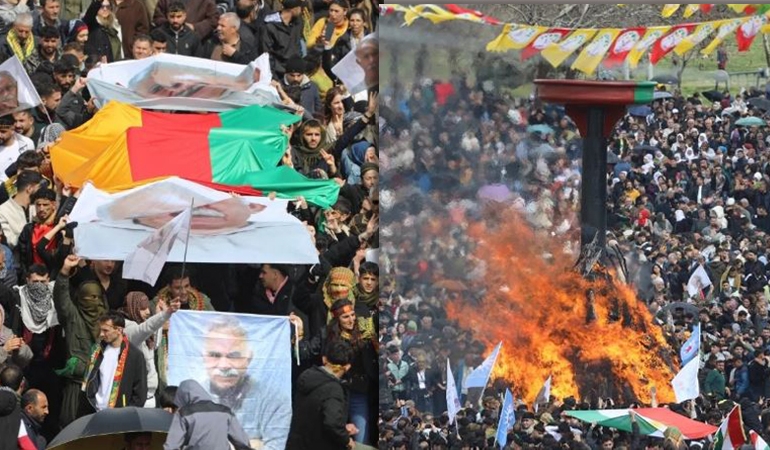 Diyarbakır’da bölücü miting! ‘Anadilde eğitim, anayasal güvence’ talebi… ‘Öcalan Amed’e gelmeli’