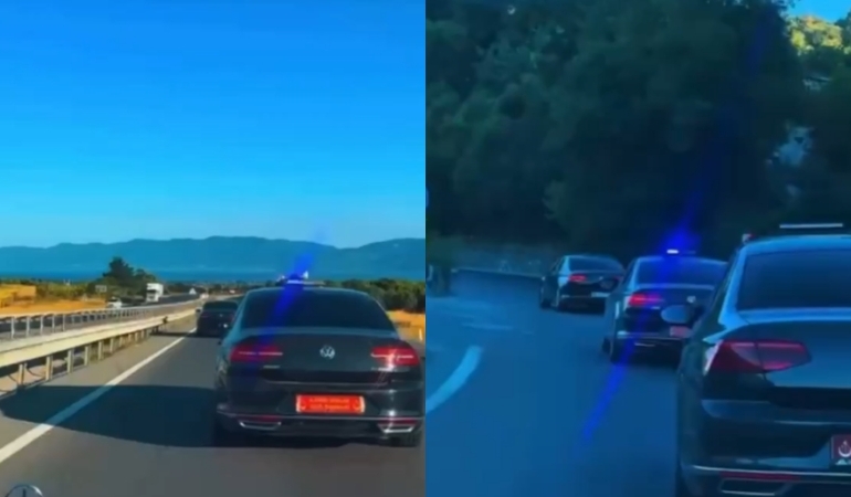 Alperen Ocakları Başkanı’ndan plakasız ve çakarlı konvoy paylaşımı