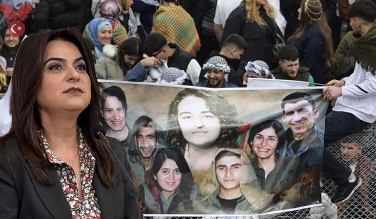 TUSAŞ’a saldıran teröristlerin posterleri açılmıştı… DEM gözaltına alınmalarına tepki gösterdi!
