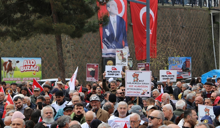 Giresun’da madene karşı köylü mitingi: ‘Mesele siyaset değil yaşam’