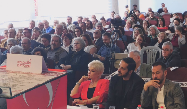 Kızılcagün Platformu bölücü açılıma İzmir’den bayrak kaldırdı