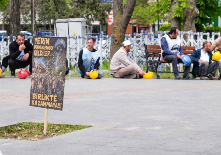 Direnen maden işçileri kazandı