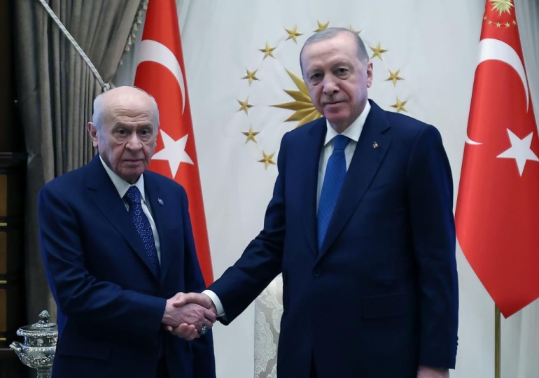 Bahçeli’den Erdoğan’a ziyaret