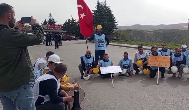 Doruk Madencilik işçileri Ankara’ya yürüyor: ‘Hakkımız verilmeden dönmeyeceğiz’