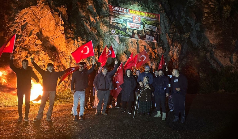Giresun’da Alagöz Holding madenindeki direniş sürüyor, nöbet ateşi sönmüyor