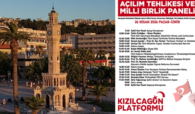 Kızılcagün Platformu İzmir’de panel düzenleyecek: ‘Açılım Tehlikesi ve Milli Birlik’