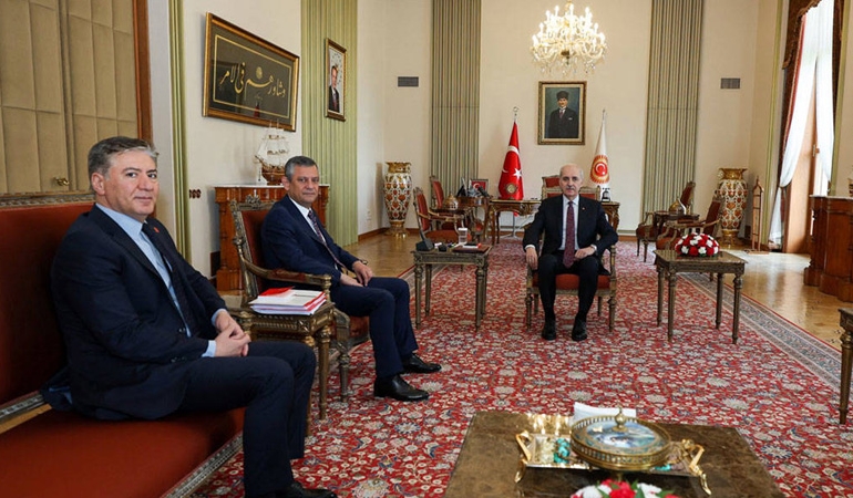 Meclis’te ‘seçim’ zirvesi: Özgür Özel, Numan Kurtulmuş ile görüştü