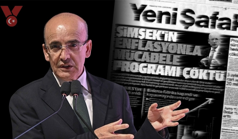 Yeni Şafak, Mehmet Şimşek’i yerden yere vurdu: ‘Programı çöktü’