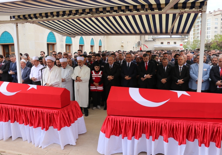 Tekirdağ’da şehit polislere veda