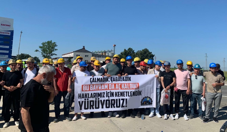 Edirne’de maden işçilerinin direnişi 6’ncı gününde… ‘Çalmadık, çabaladık, aç kaldık’