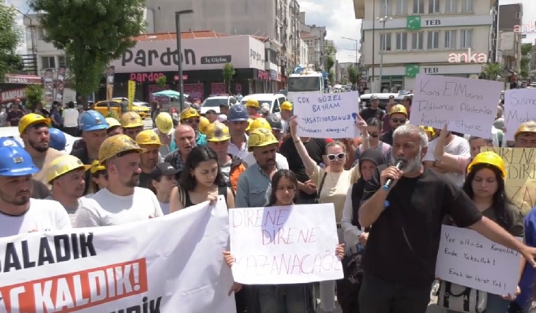Özşen Madencilik işçilerinin çocukları: Paramızı verirseniz bayramlık alabiliriz, babam 3 aydır maaş alamıyor