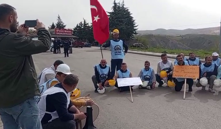 Doruk Maden işçilerinin otobüslerine ambargo: ‘Mücadeleden vazgeçmeyeceğiz’