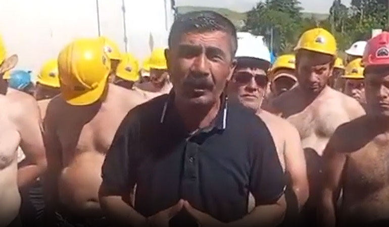 Doruk Madencilik işçilerinden Yıldızlar Holding önüne çağrı