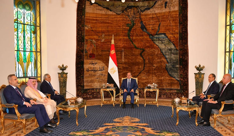 Hakan Fidan, Mısır Cumhurbaşkanı Sisi ile görüştü