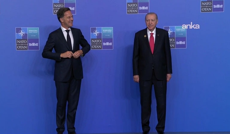 NATO Zirvesi’nin 2’nci günü: Erdoğan ve Rutte liderleri karşıladı