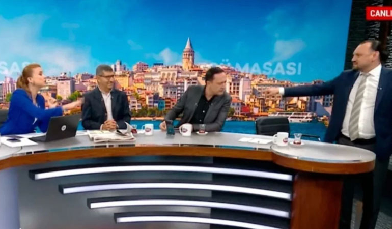 Sözcü Tv canlı yayınında hakaretler havada uçtu, Can Özçelik stüdyoyu terk etti