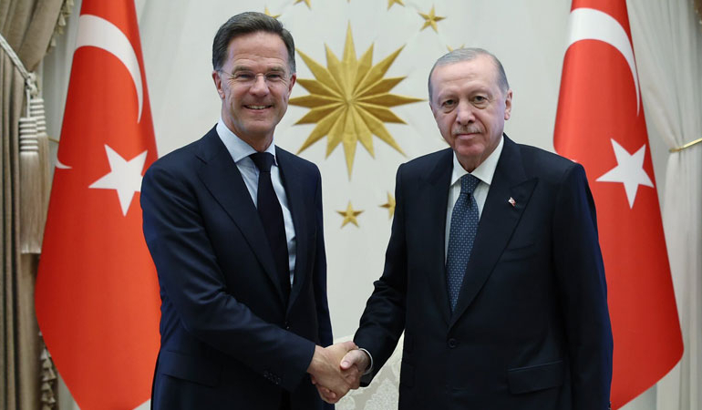 Erdoğan, NATO Genel Sekreteri Rutte ile görüştü