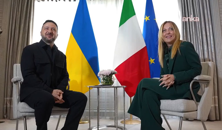 Meloni ve Zelenskiy Ankara’da görüştü