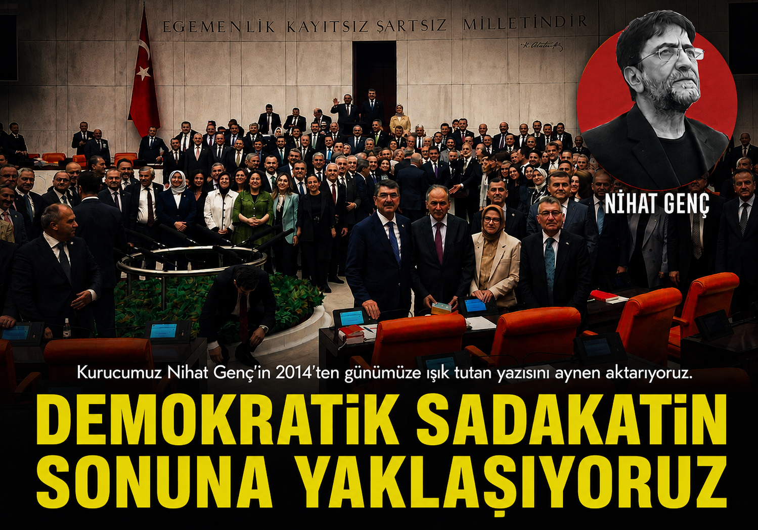 Demokratik sadakatin sonuna yaklaşıyoruz
