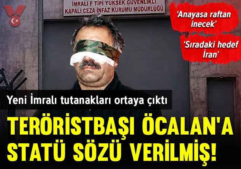 Yeni İmralı tutanakları ortaya çıktı… Teröristbaşı Öcalan’a statü sözü verilmiş!