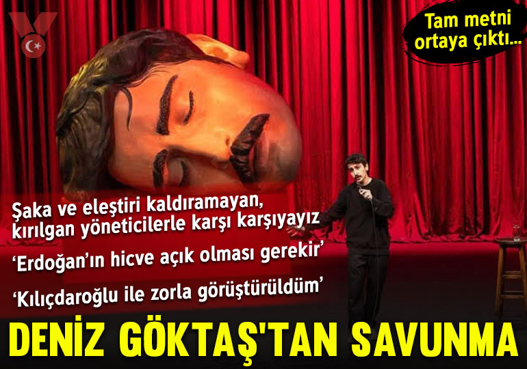 Komedyen Deniz Göktaş’ın savunmasının tam metni: ‘Kılıçdaroğlu ile zorla görüştürüldüm’