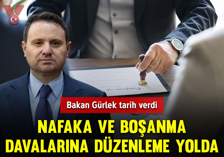 Bakan Gürlek tarih verdi: Nafaka ve boşanma davalarına düzenleme geliyor