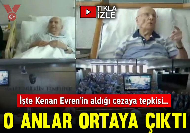 12 Eylül davasının görüntüleri paylaşıldı: İşte Kenan Evren’in müebbet hapis cezasına verdiği tepki